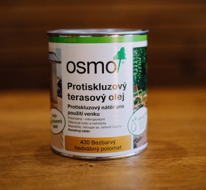 Protiskluzový terasový olej 430 a